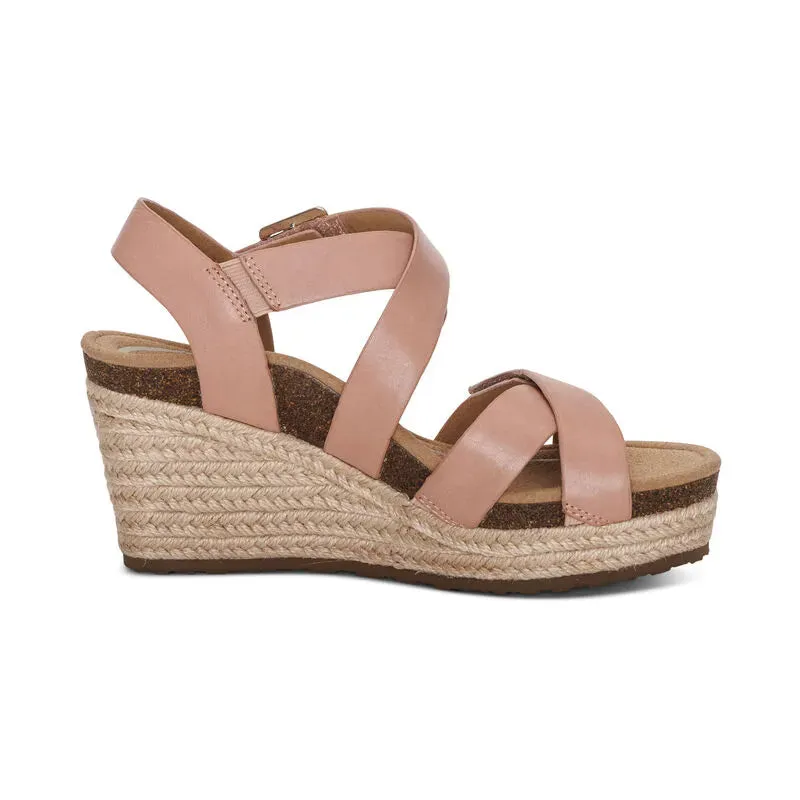 Anna Arch Support Wedge - Rose