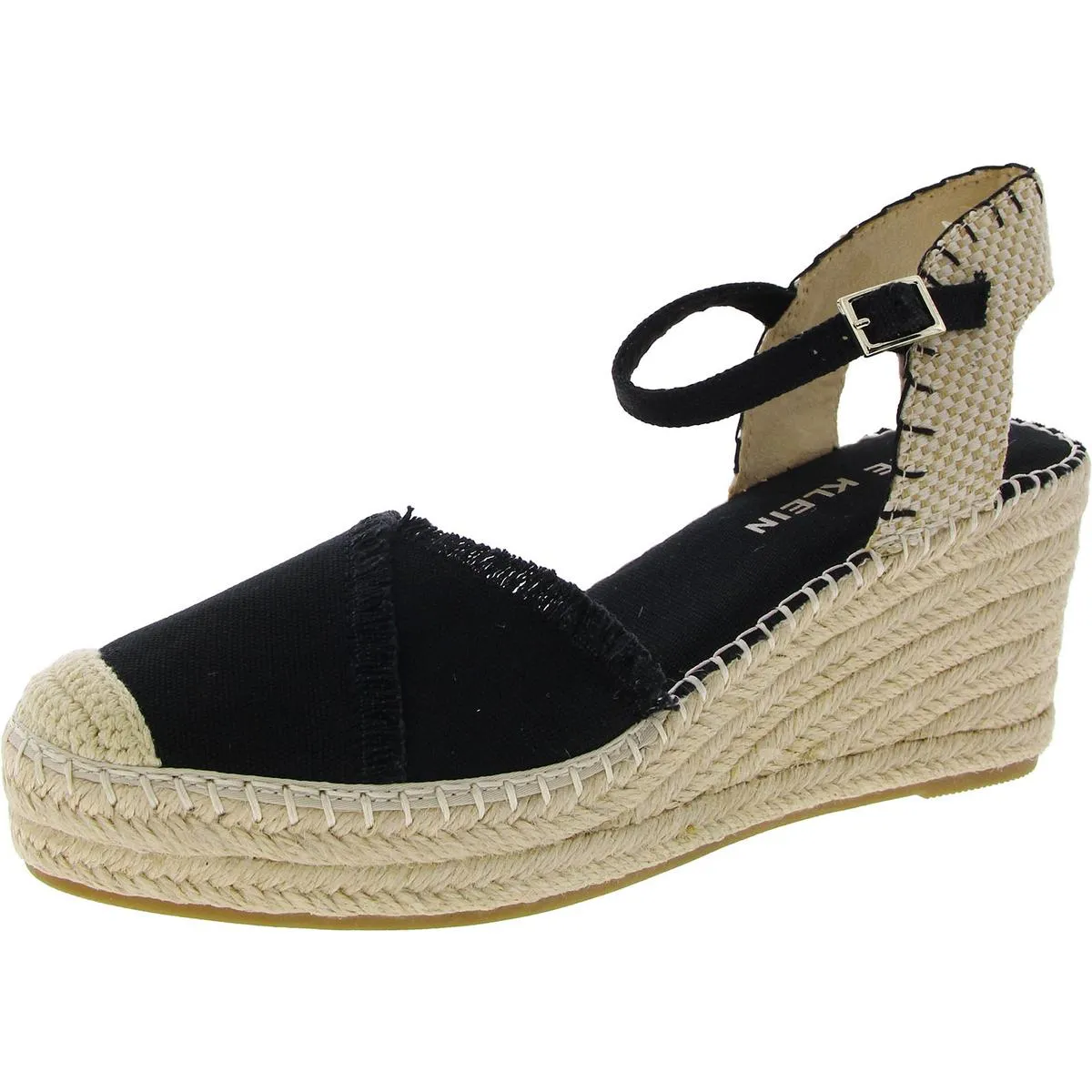 Anne Klein Womens Canvas Slingback Espadrilles