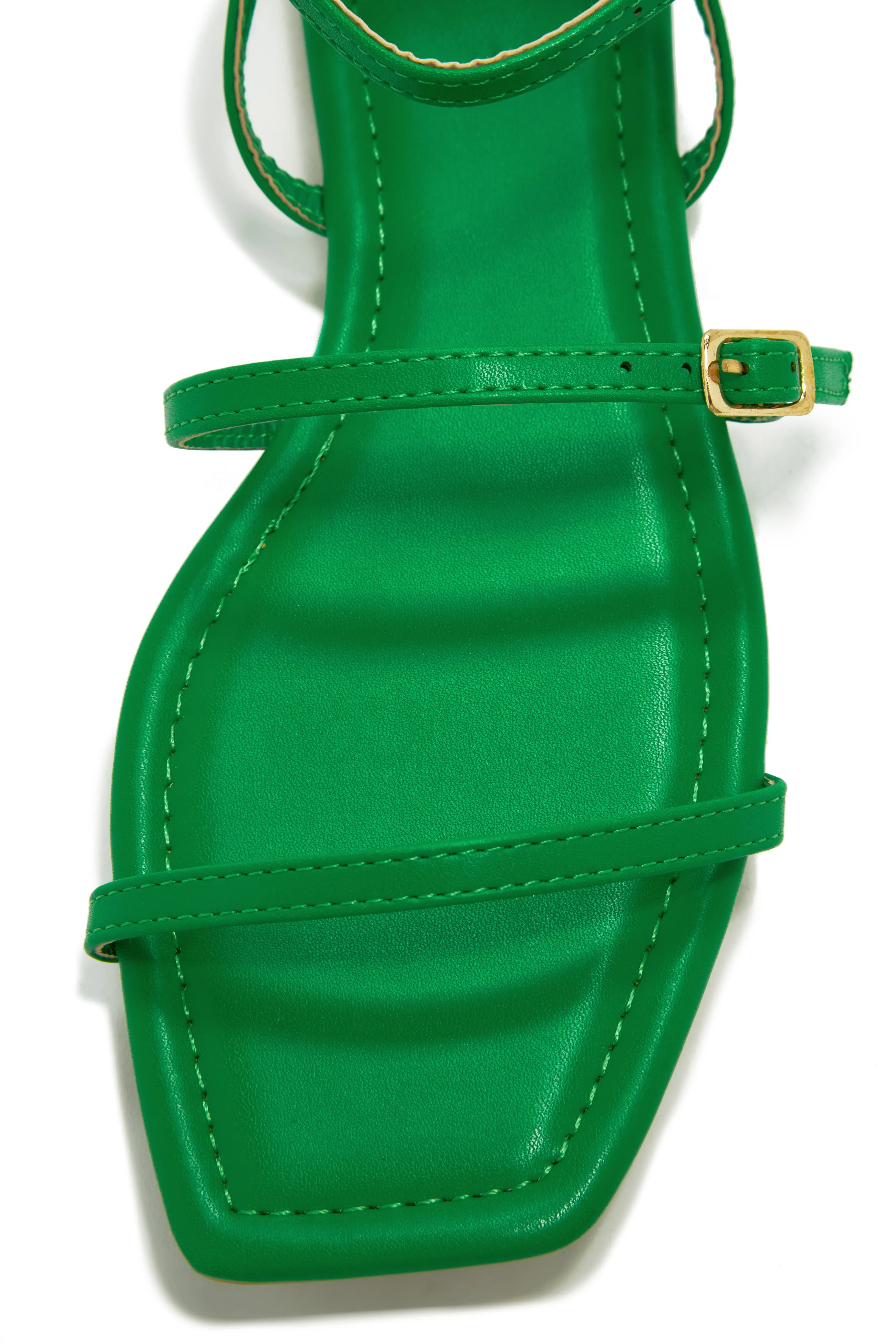 Bali Beach Flat Sandals - Green