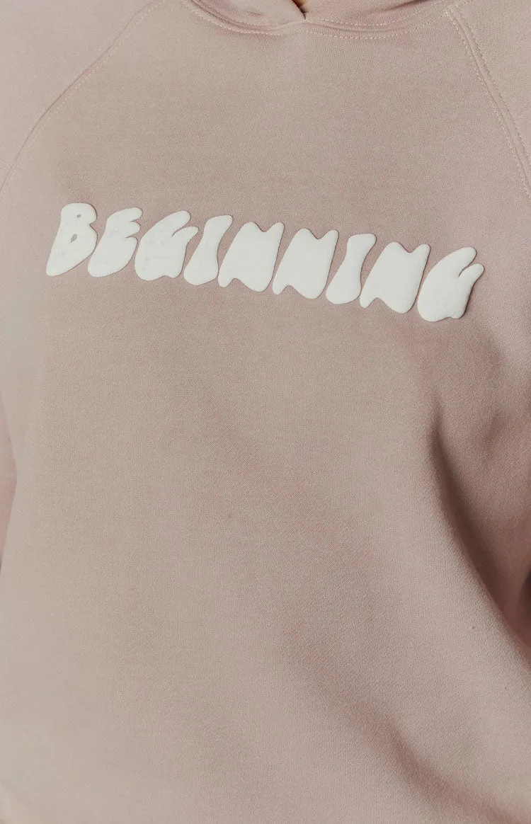 Beginning Beige Bubble Hoodie