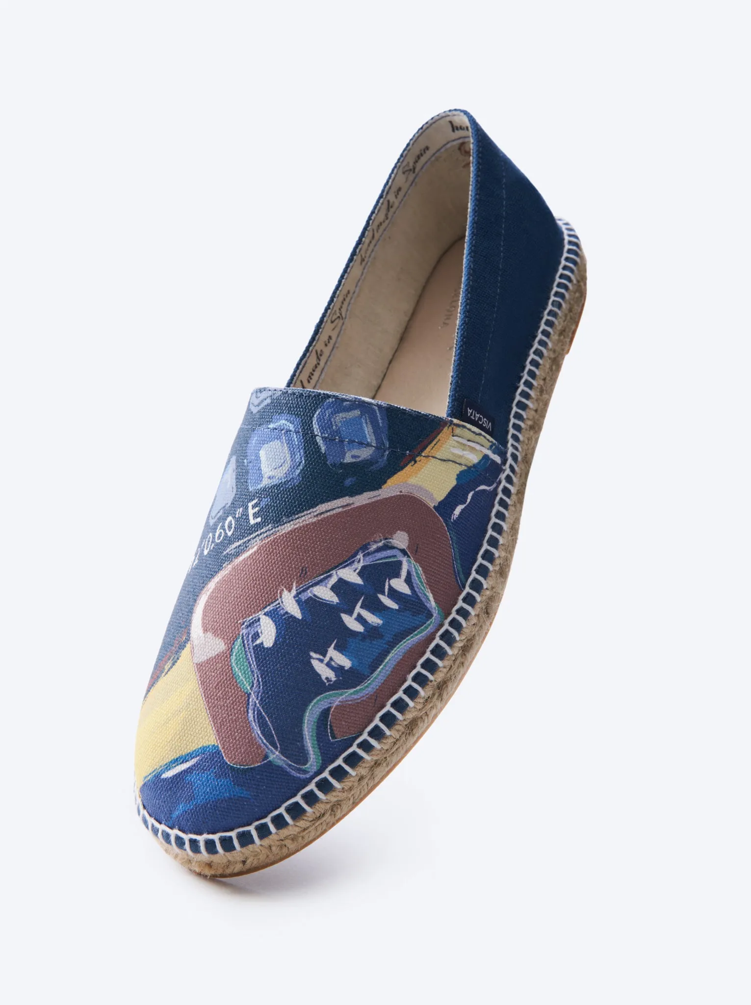 Begur Mediterranean Dreams Canvas Men's Espadrille Flats