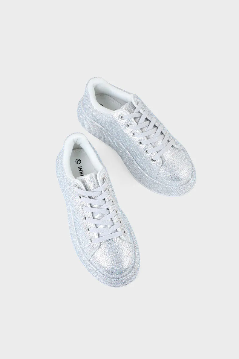 Casual Sneakers I57066-Silver