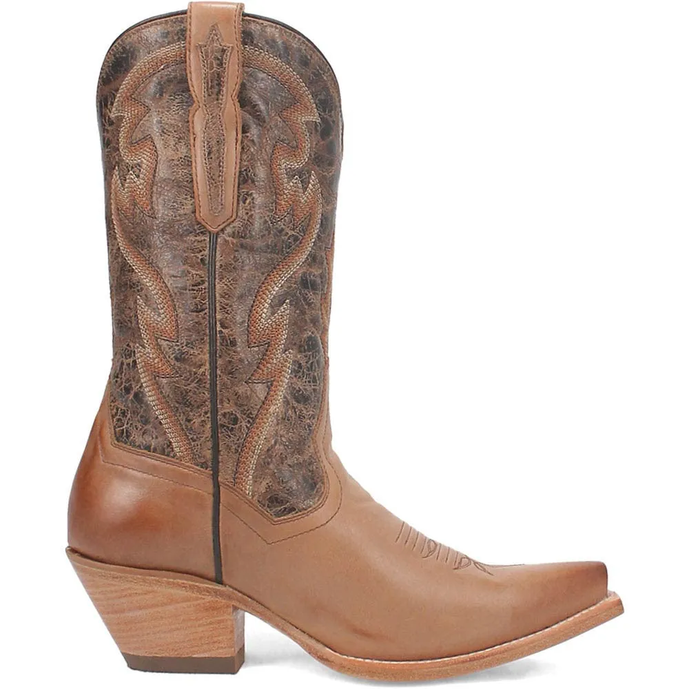 Dan Post Women's Tria Honey/Brown Western Boots