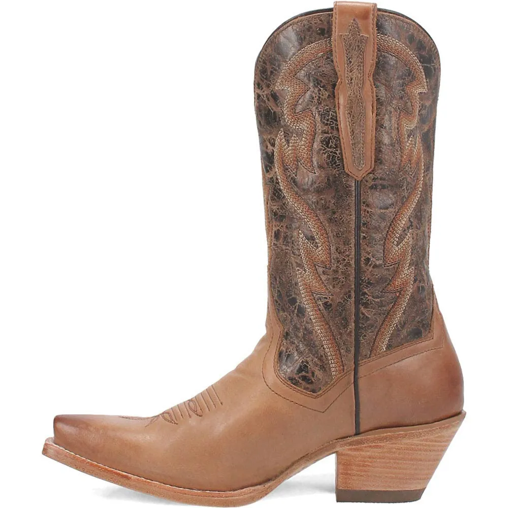 Dan Post Women's Tria Honey/Brown Western Boots