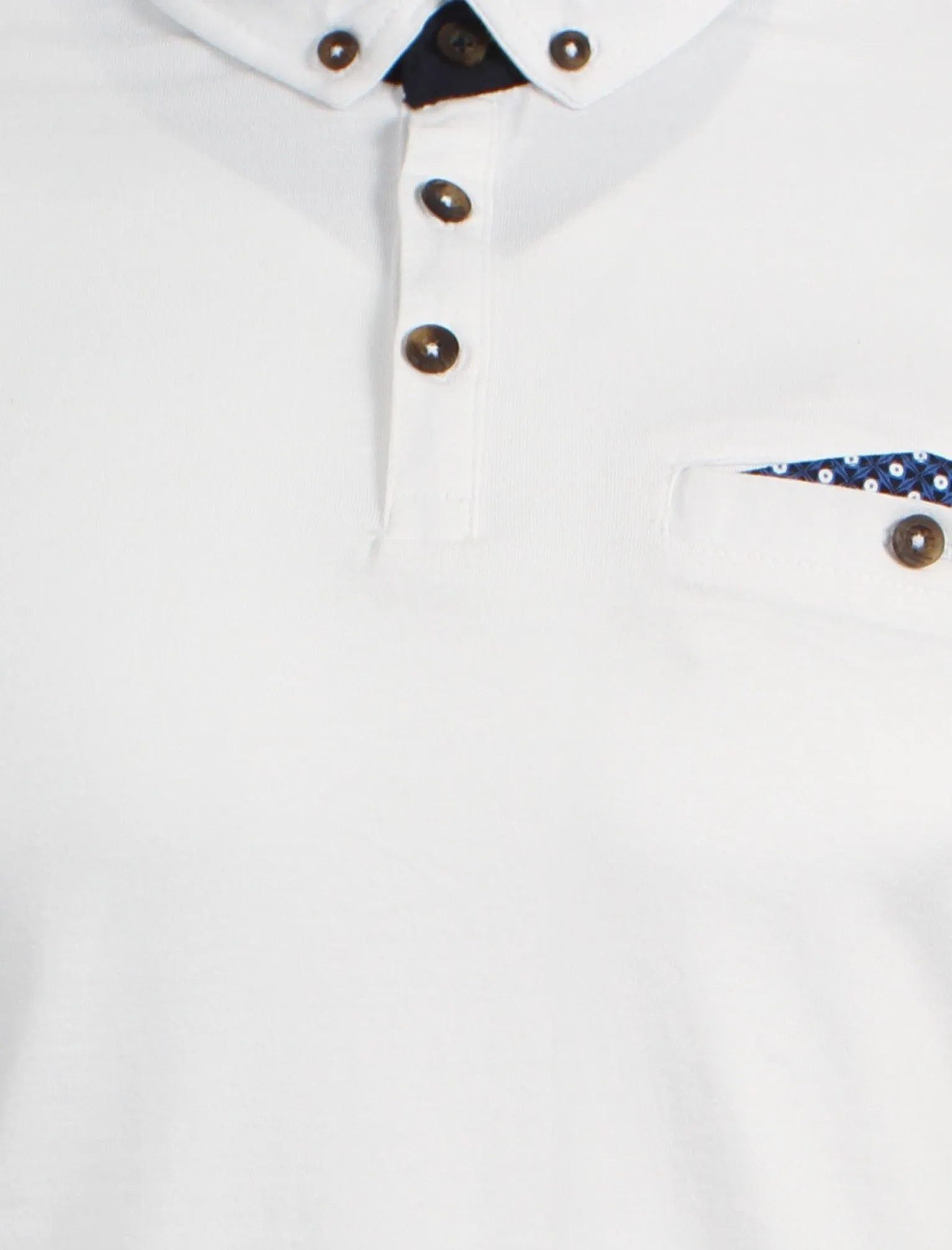 Dissident Airborn button down polo shirt in white