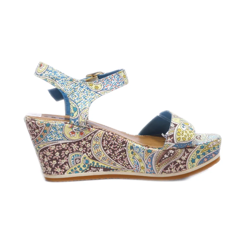 Esprit Wedge Sandals Fabric Multicolour Colour For Women