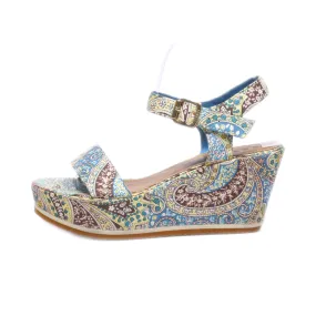 Esprit Wedge Sandals Fabric Multicolour Colour For Women