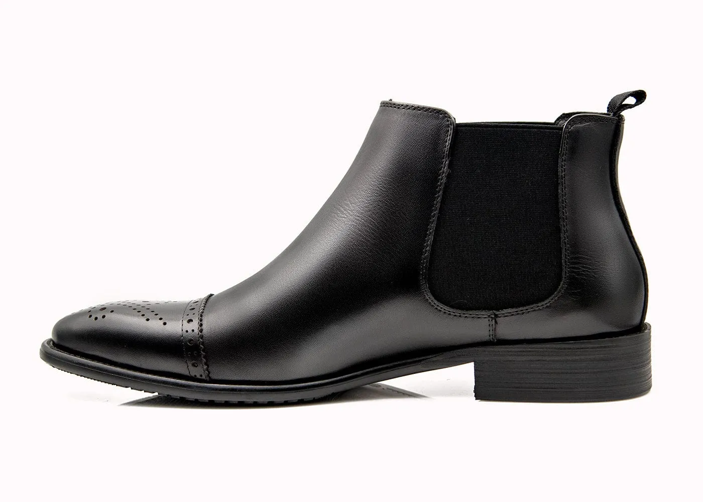 FERRAMI BLACK | Chelsea Boots