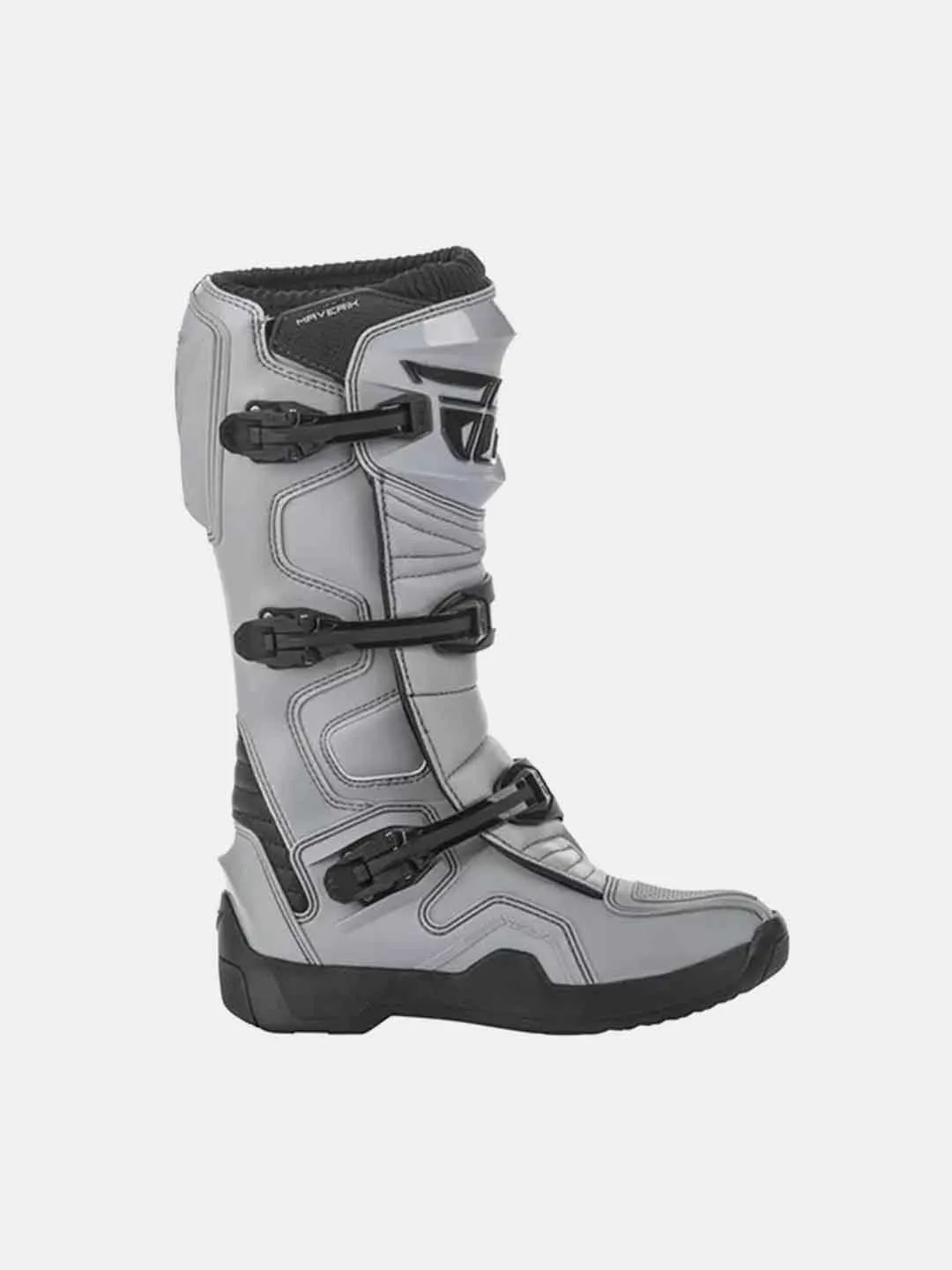 Fly Racing Maverik Riding Boot-Grey Black