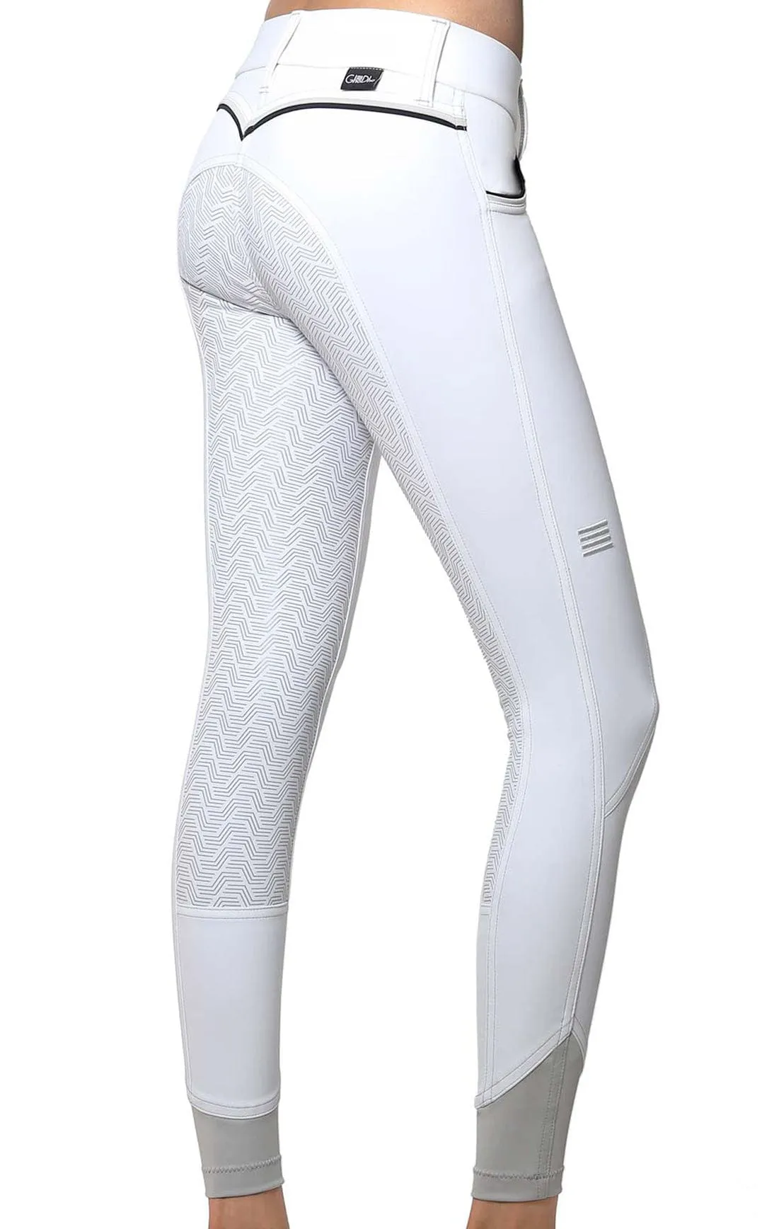 GhoDho- Adena T-600 Full Seat Breeches (White)