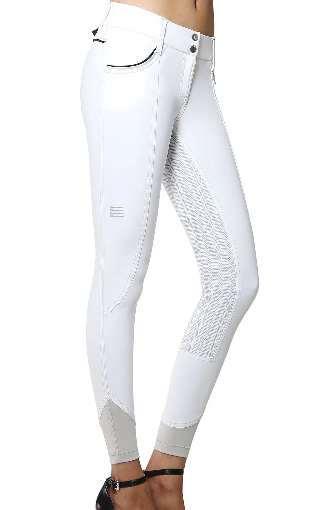 GhoDho- Adena T-600 Full Seat Breeches (White)