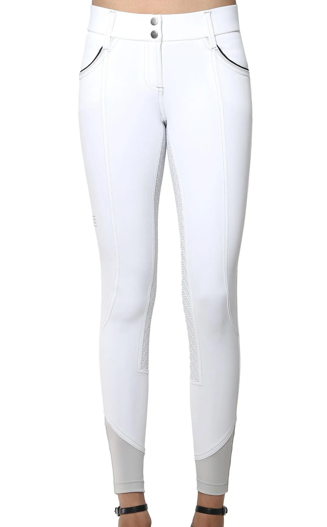 GhoDho- Adena T-600 Full Seat Breeches (White)