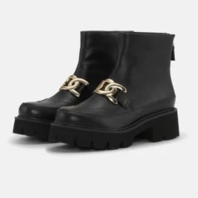 Ilse Jacobsen Miley Buckle Boot - Black