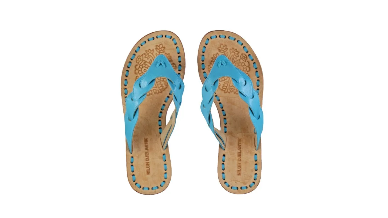 Jhonny Thong 35mm Wedges - Turquoise