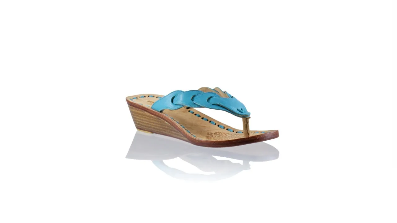 Jhonny Thong 35mm Wedges - Turquoise