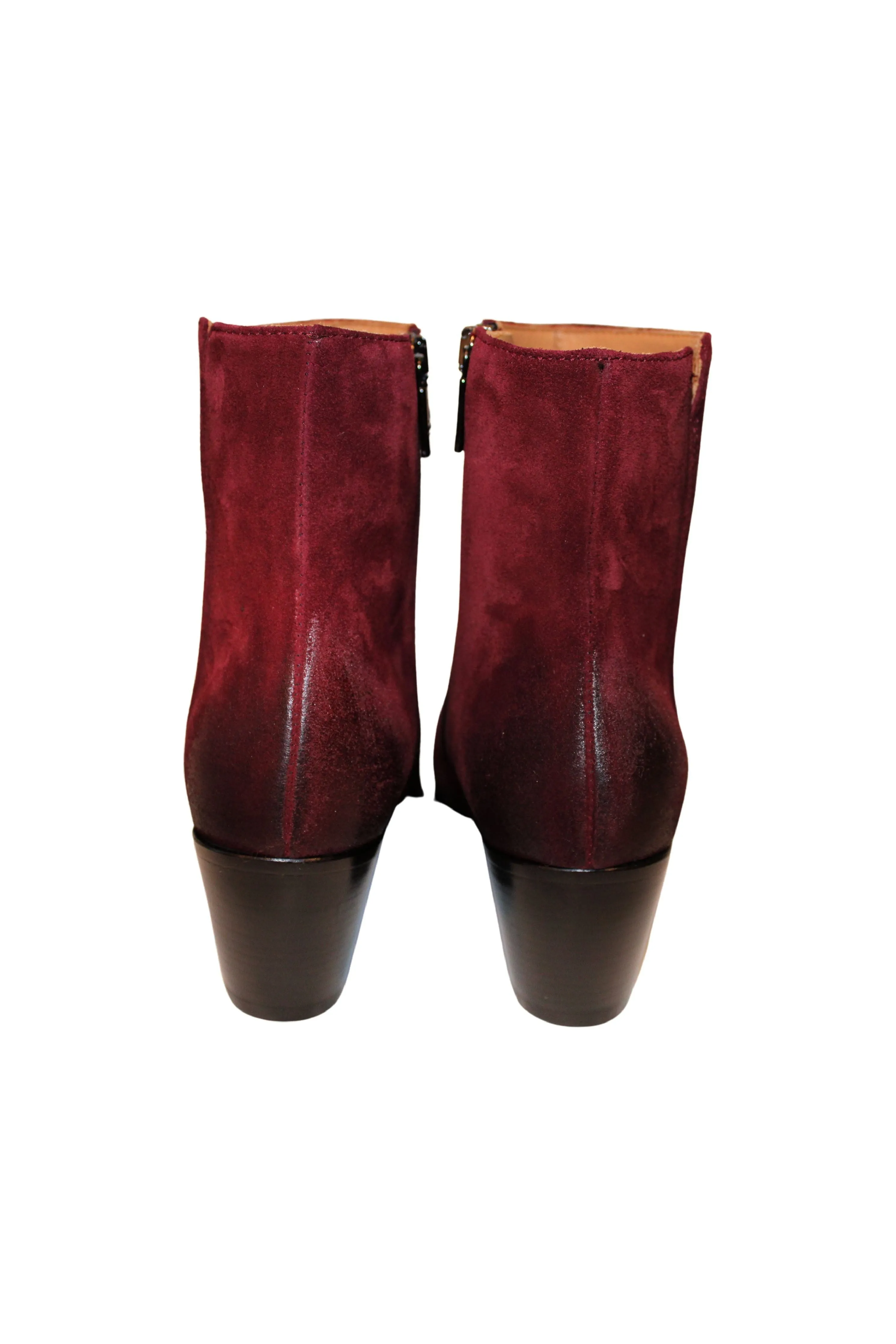 Jo Ghost Ruby 2348-682 1/2 G Western Ankle Boot | Nefer Berdo` C.Nero Z (Bordeaux) | Clearance Final Sale