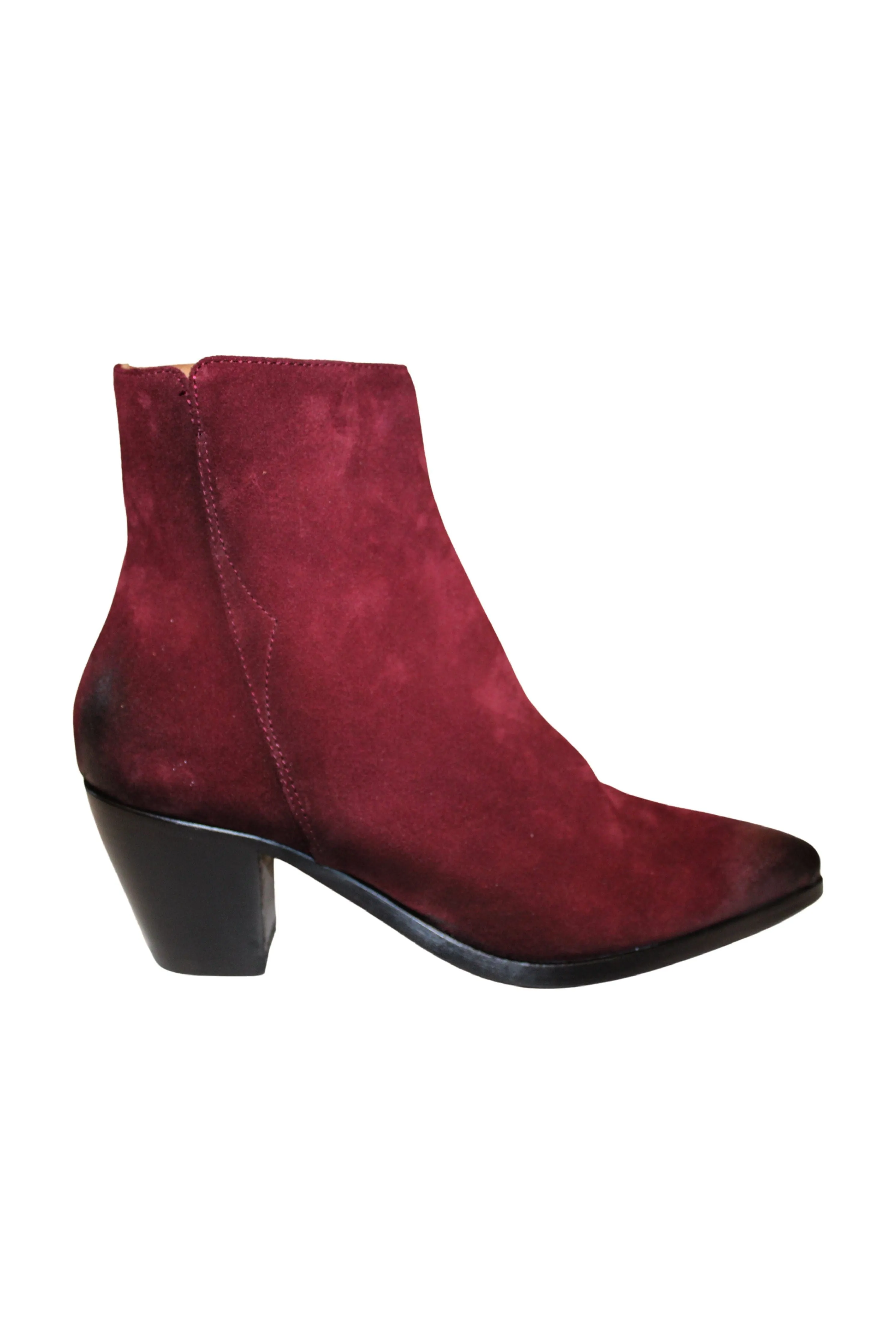 Jo Ghost Ruby 2348-682 1/2 G Western Ankle Boot | Nefer Berdo` C.Nero Z (Bordeaux) | Clearance Final Sale