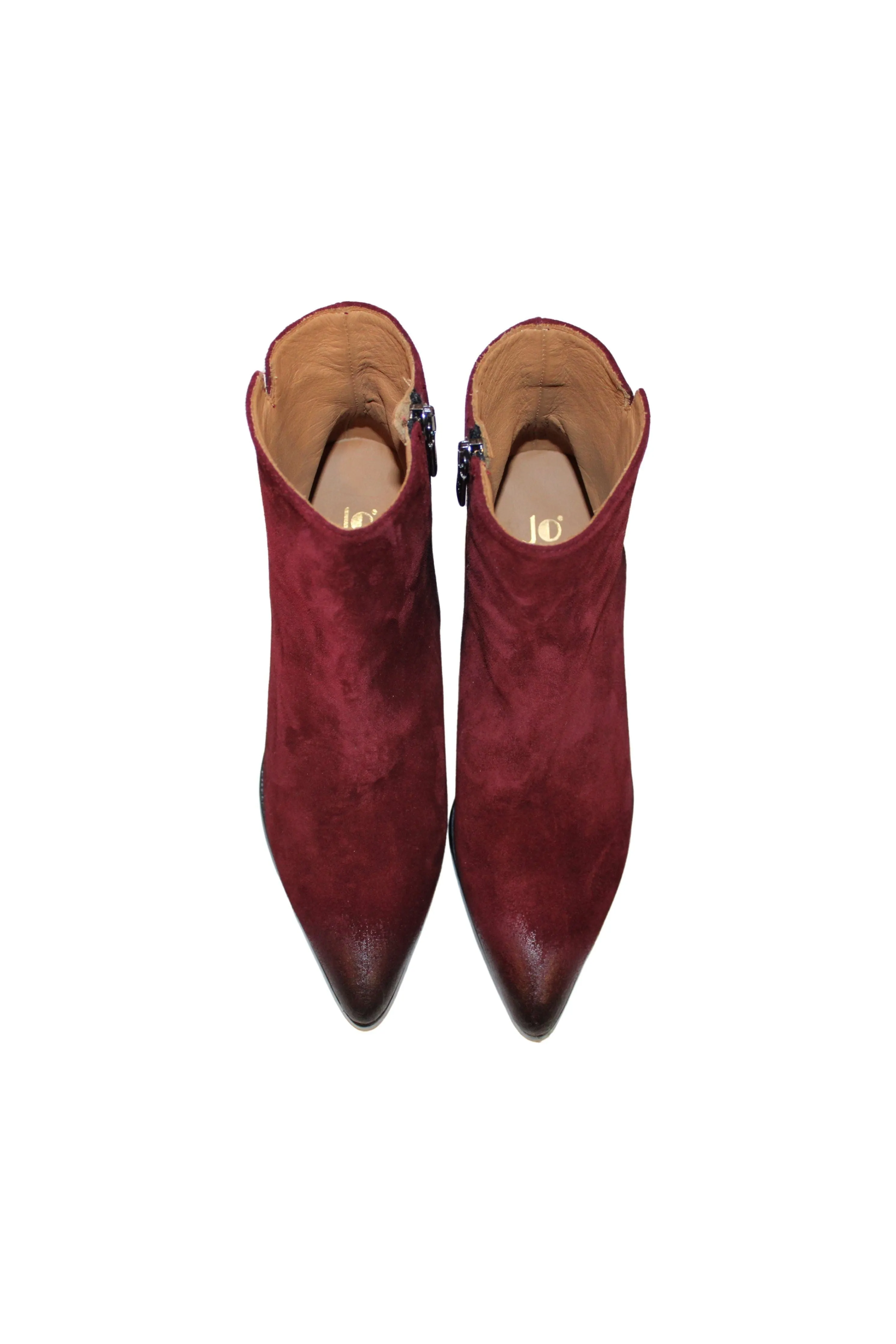 Jo Ghost Ruby 2348-682 1/2 G Western Ankle Boot | Nefer Berdo` C.Nero Z (Bordeaux) | Clearance Final Sale