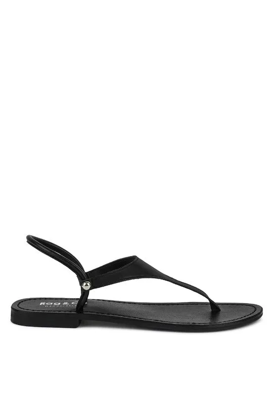 MADELINE Flat Thong Sandals