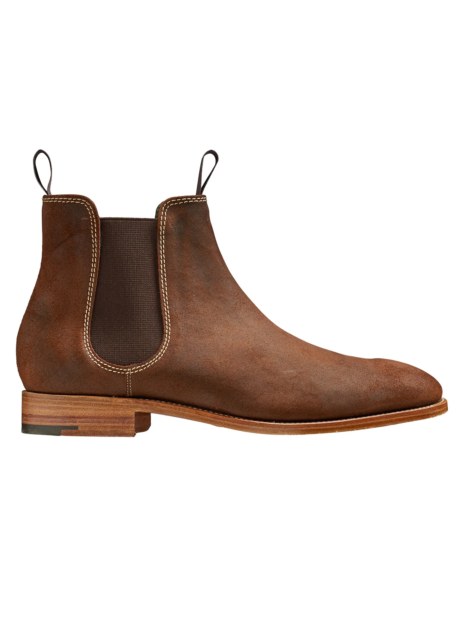 Mansfield - Brown Waxy Suede