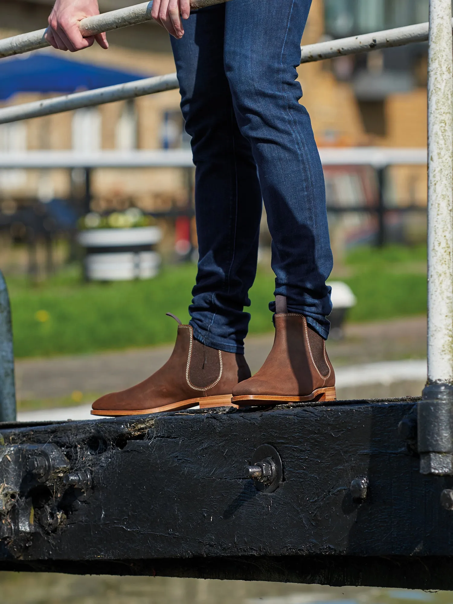 Mansfield - Brown Waxy Suede