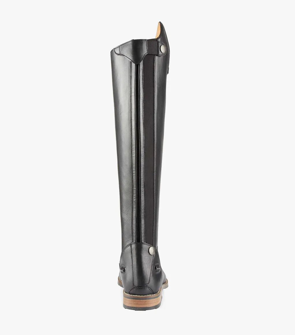 Maurizia Ladies Lace Front Tall Leather Riding Boots