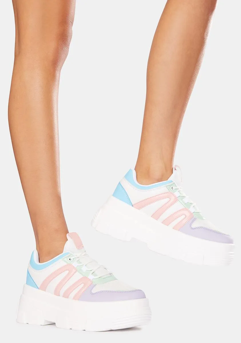 Multi If You Don't Know Platform Sneakers