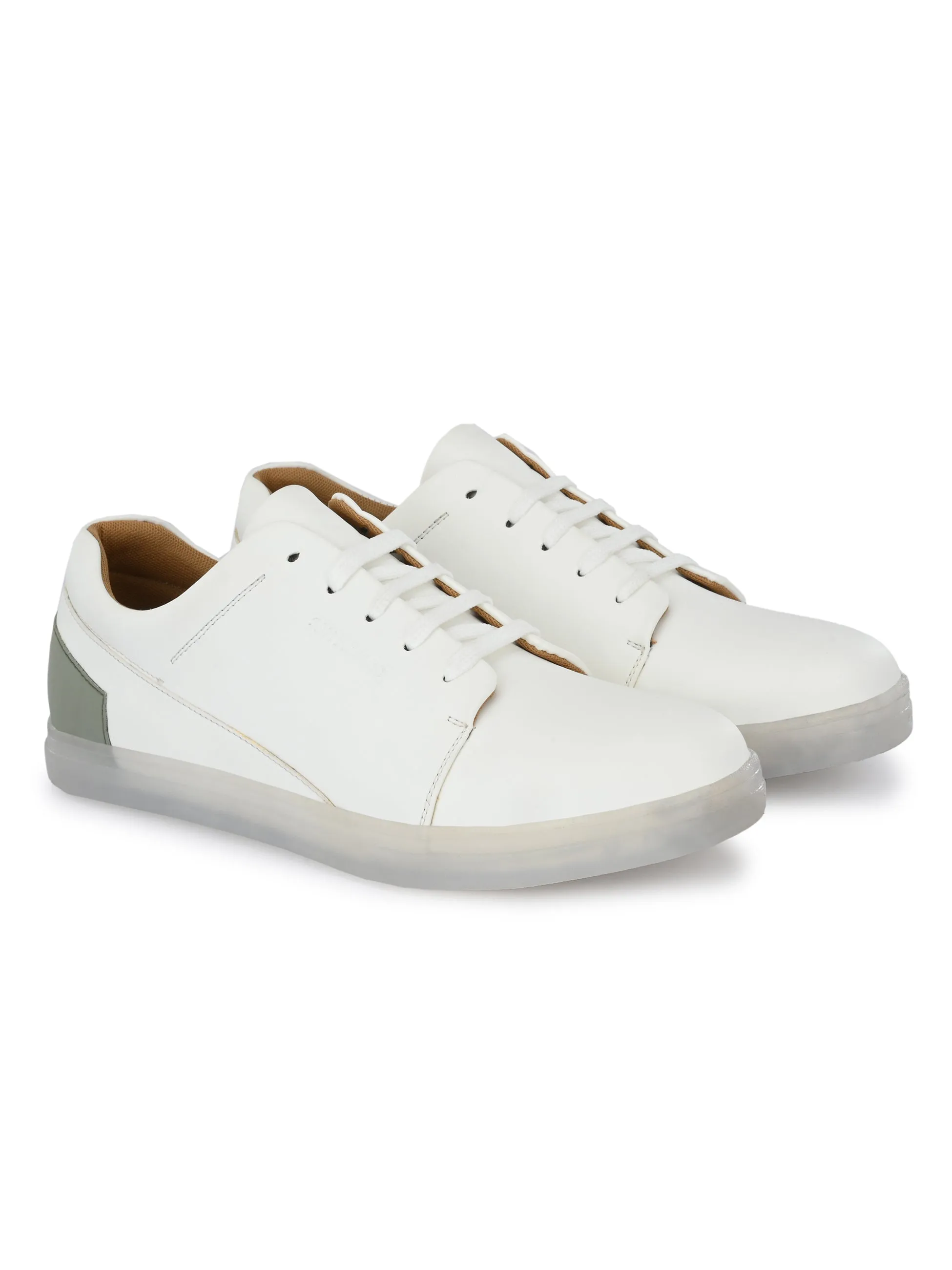 Peyton White Casual Sneakers