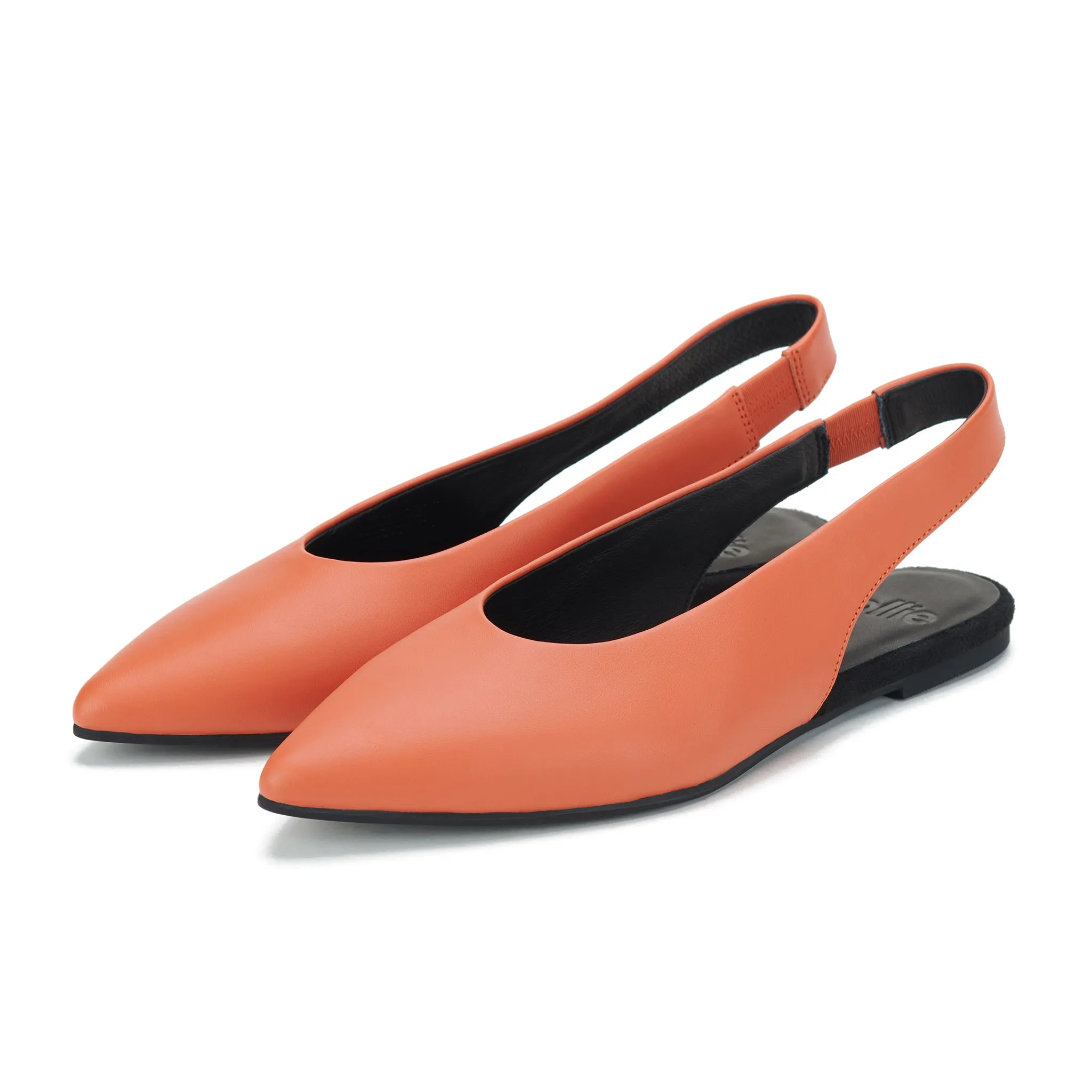 Pointed Slingback Tangerine