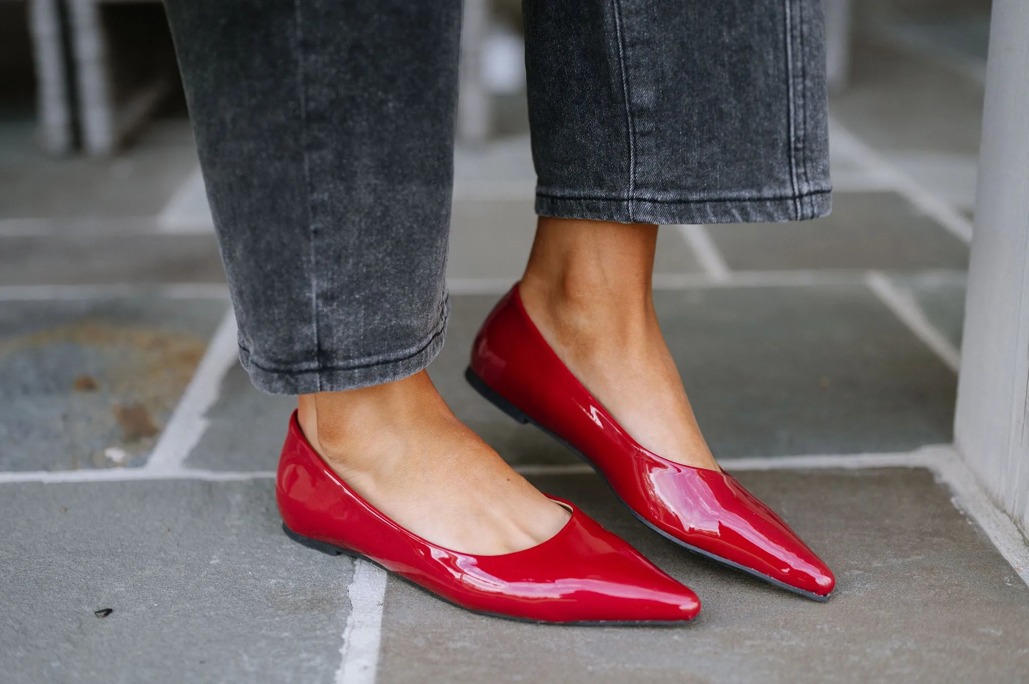 Rational Ballet Flat-Cherry