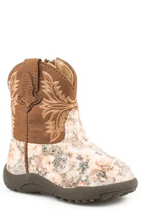 Roper Infant Girls Claire Floral Western Boots Round Toe Style  09-016-1903-2136