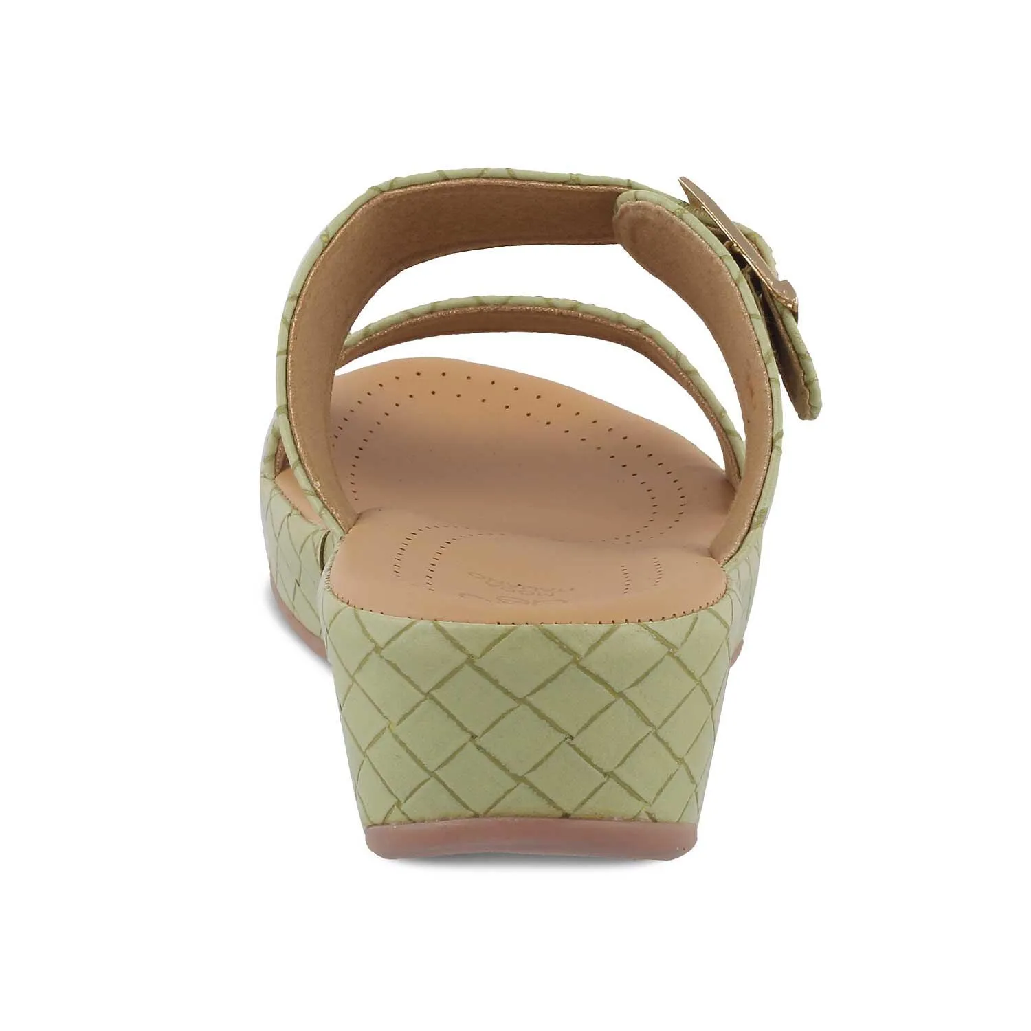 The Argos Green Women's Casual Wedge Sandals Tresmode