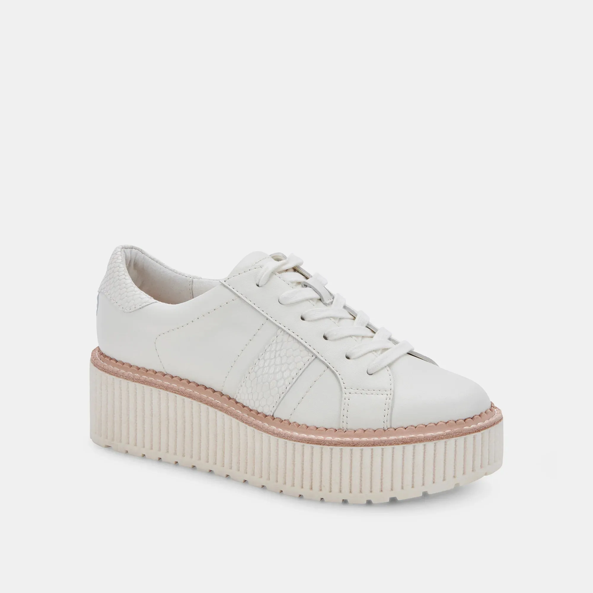 Tiger Sneakers - White Leather