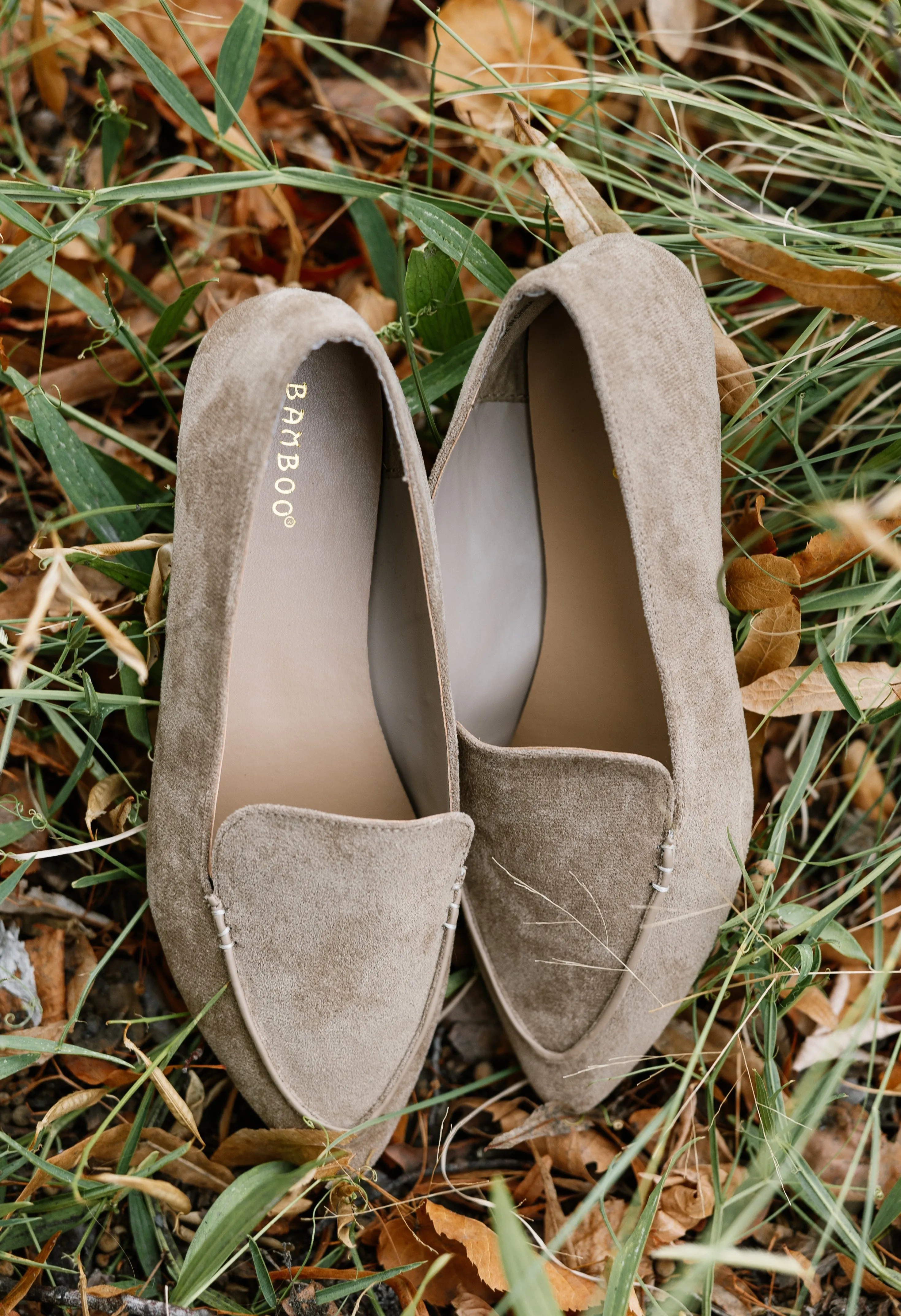 Uptown Flats - OATMEAL SUEDE