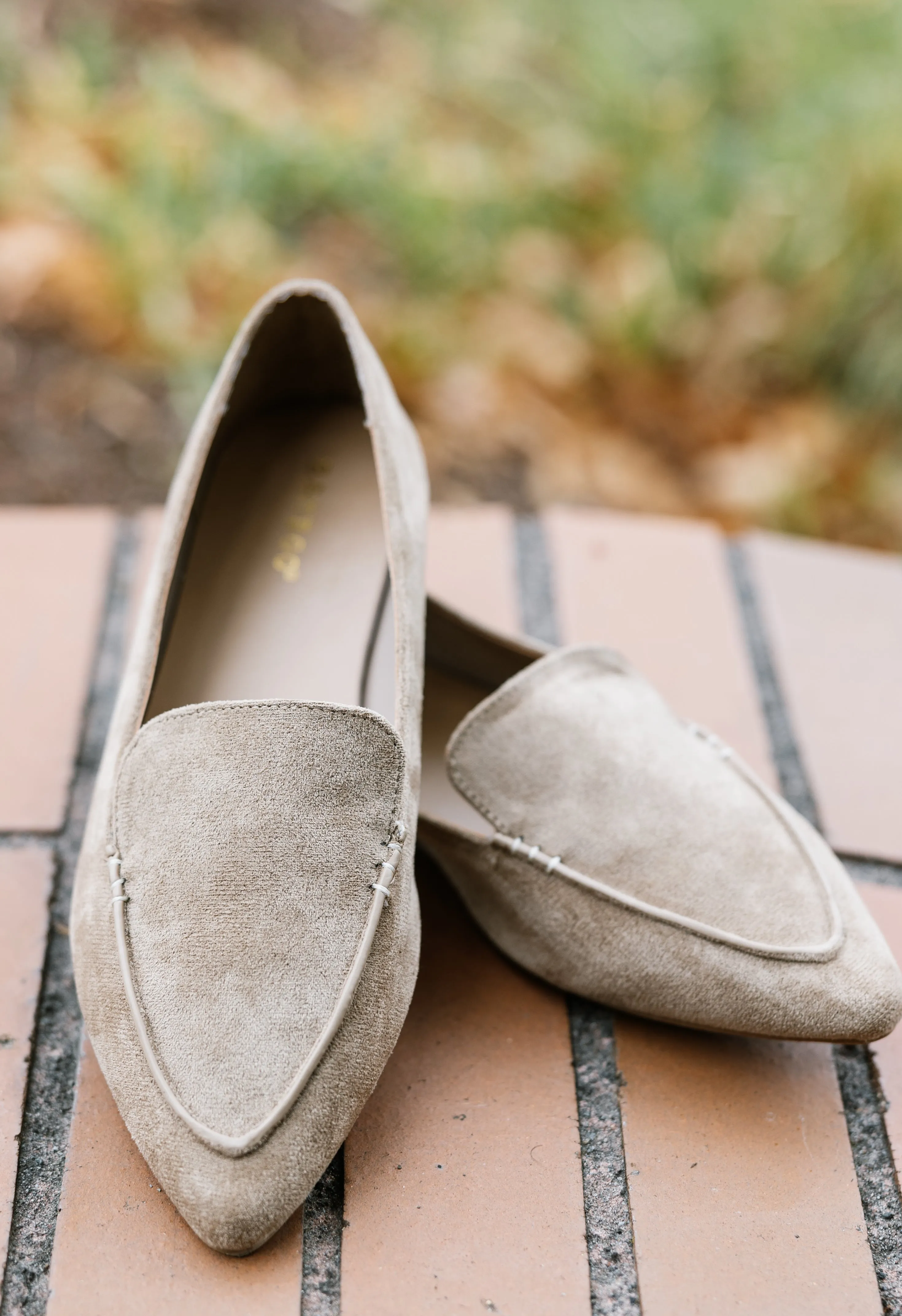 Uptown Flats - OATMEAL SUEDE