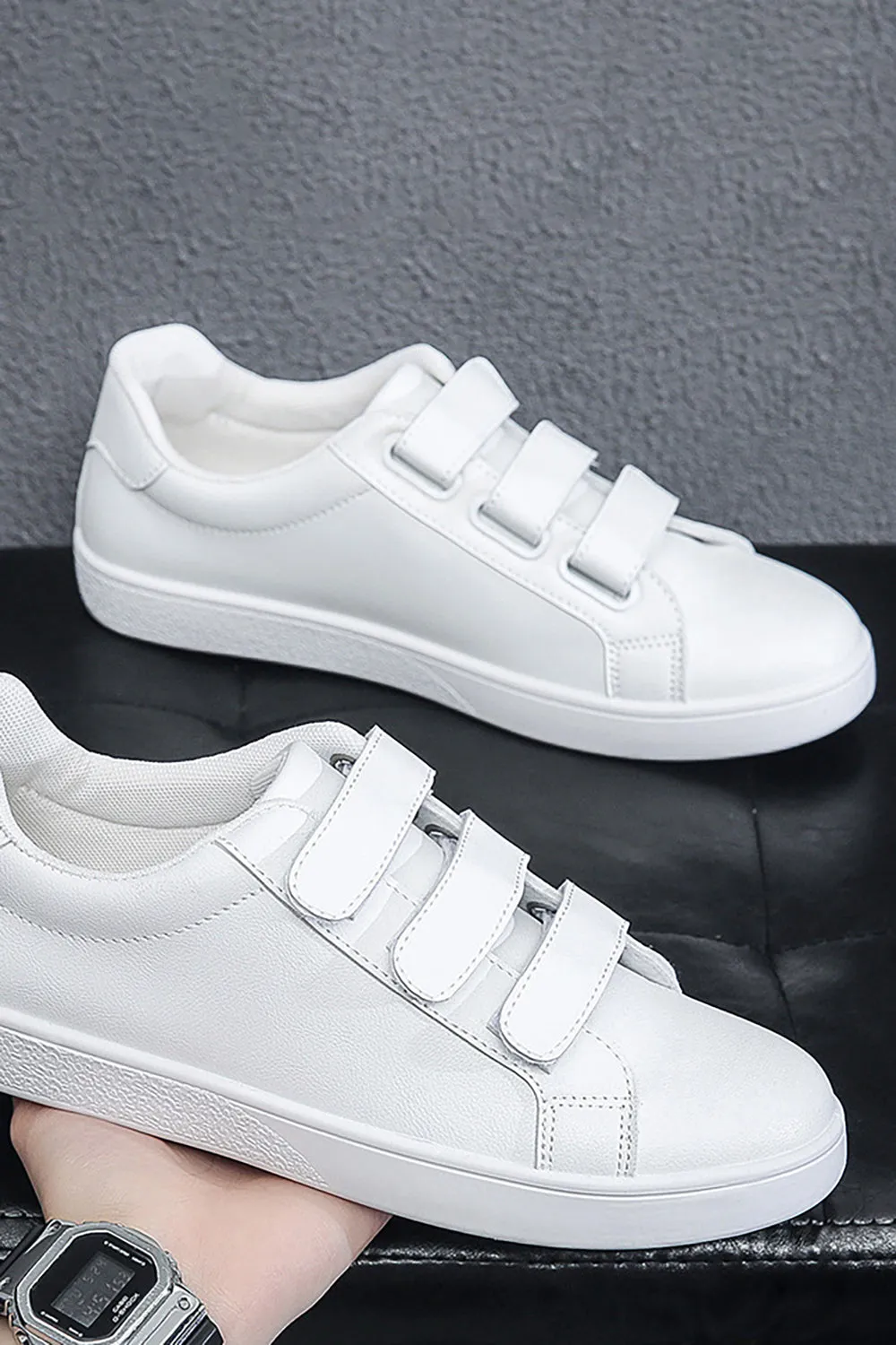 White Casual Light Weight Fashion Sneaker