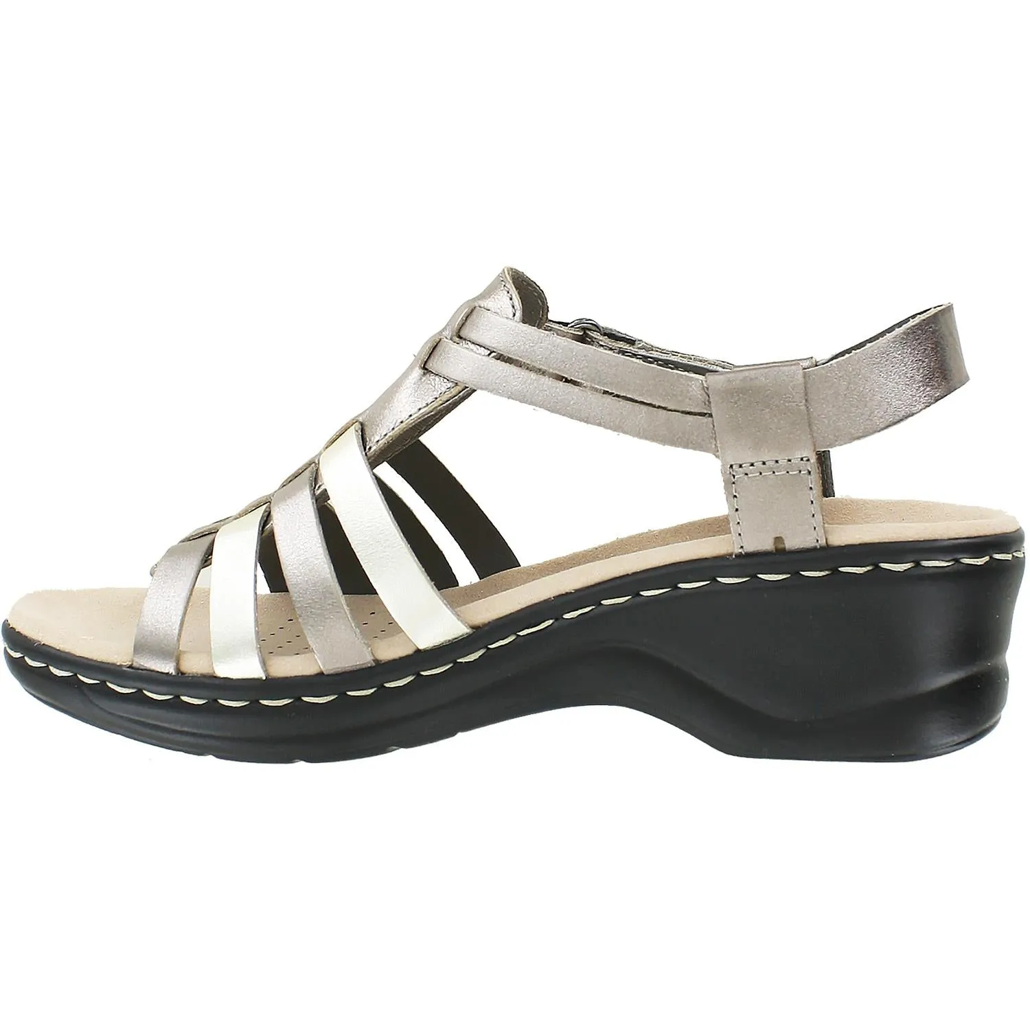 Women's Clarks Lexi Bridge Metallic Multi Leather