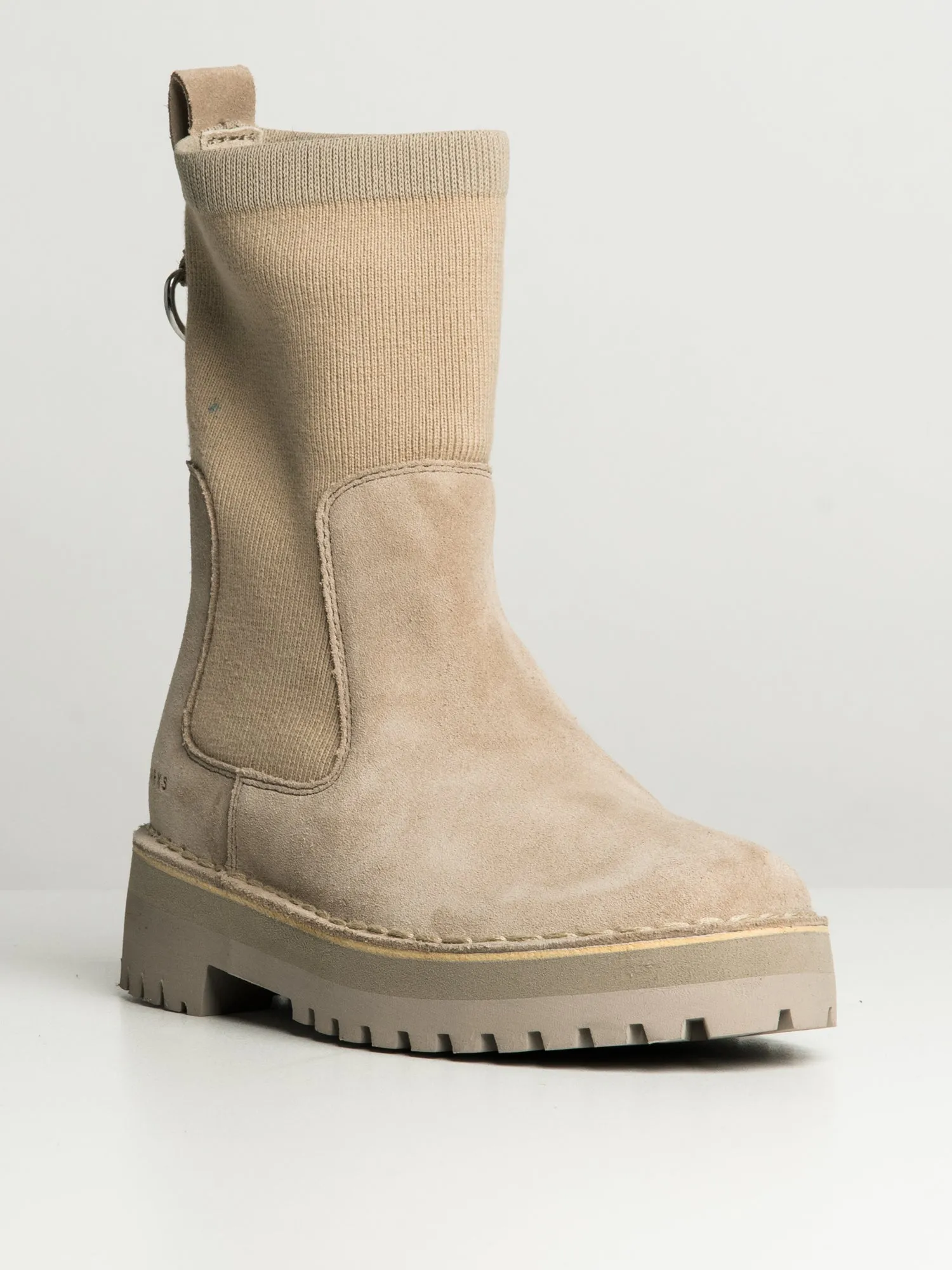 WOMENS CLARKS ROCK KNIT BOOT - CLEARANCE